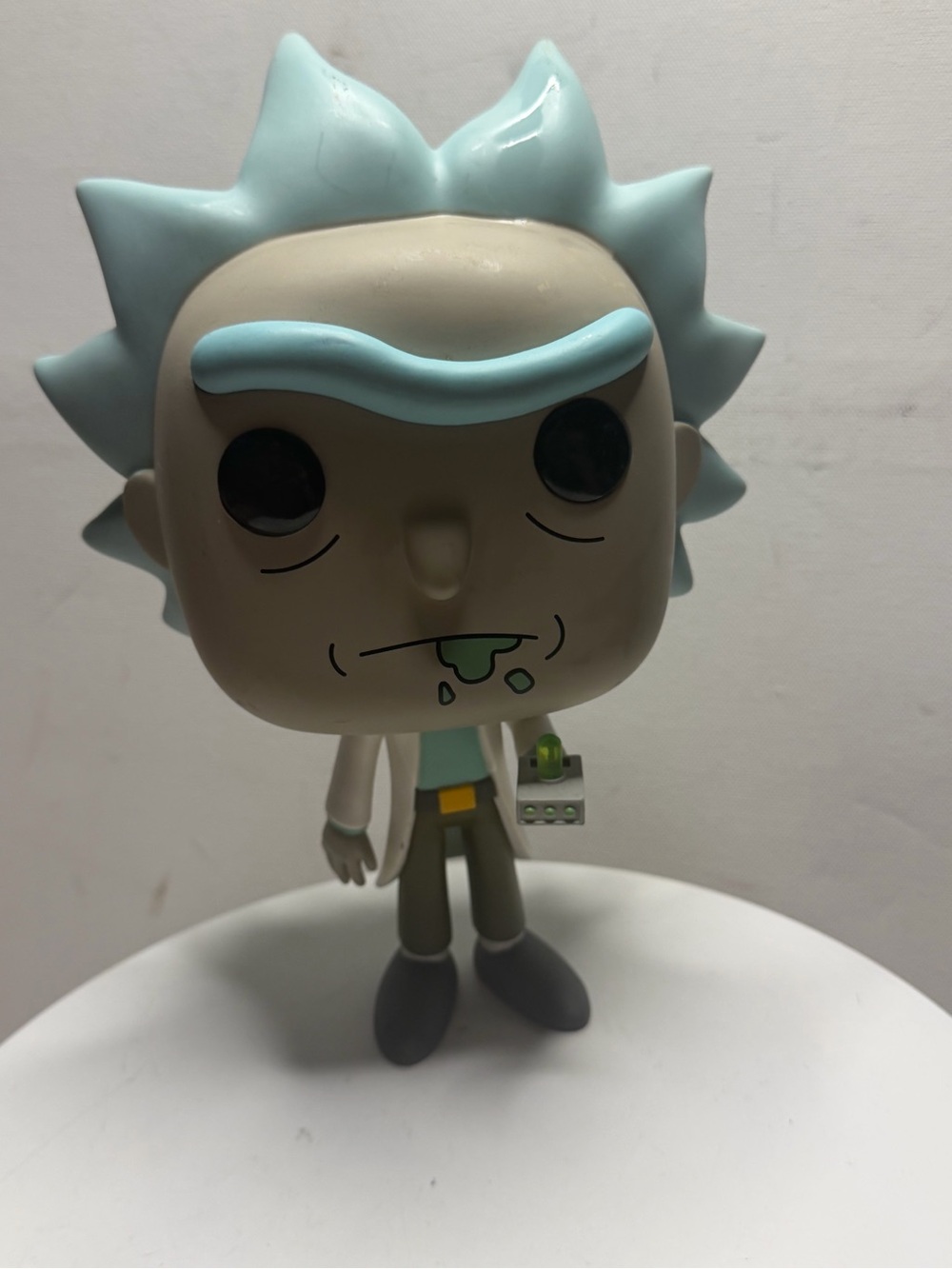 Funko Pop! Jumbo 10" Rick with Portal Gun #665 Rick and Morty - Authentic Loose